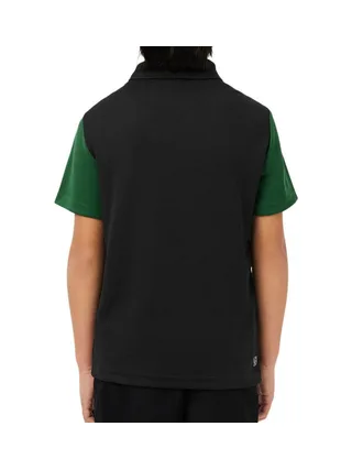Polo Marine/Vert Garçon Lacoste Ultra Dry Pique Tennis 2