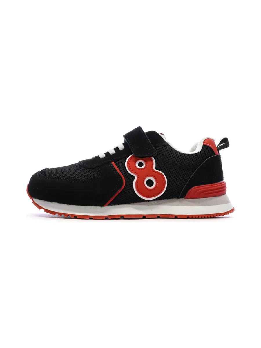 Baskets Noir/Rouge Garçon MOD8 Snooklace 2