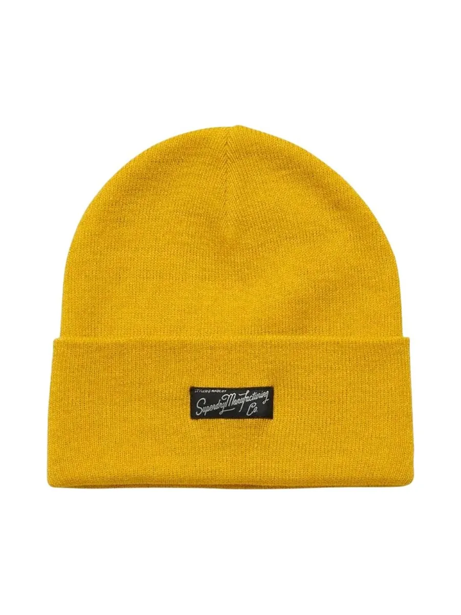 Bonnet Jaune Mixte Superdry Vintage Classic Beaniess 2