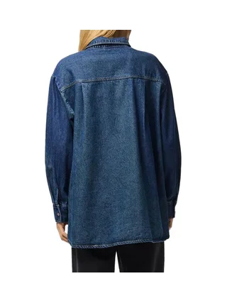 Chemise Bleu Foncé Femme Pieces Maisie 2