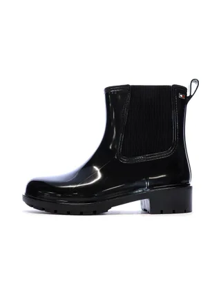 Bottes de Pluie Noir Femme Tommy Hilfiger Flag Hardware Rainbow 1