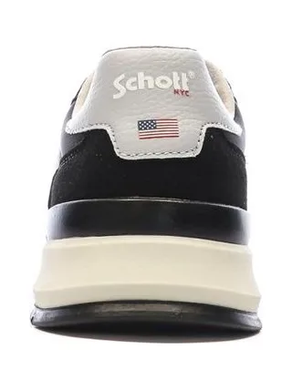 Baskets Noires/Blanches Homme Schott Dorian 3
