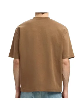 T-Shirt Marron Homme Selected Slhlooseoscar 2