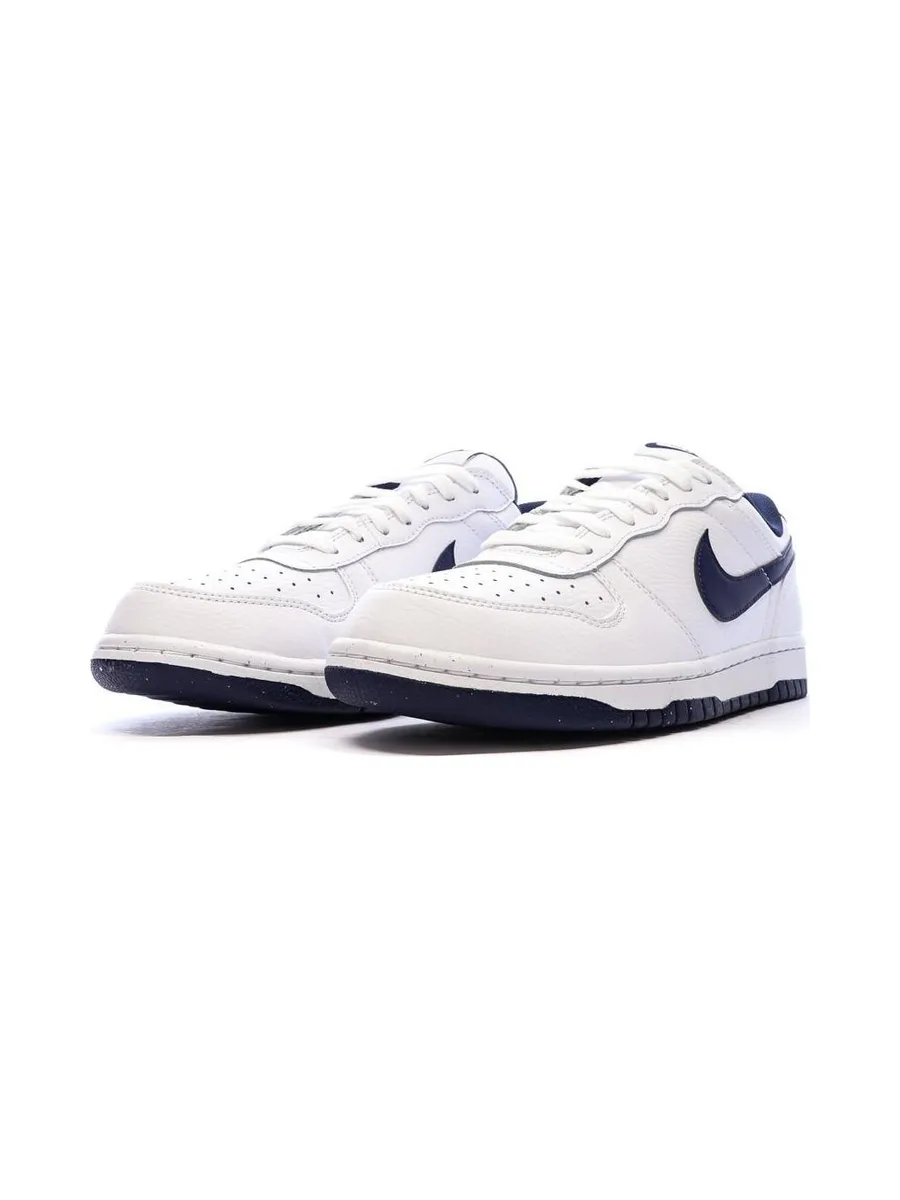 Baskets Blanches/Marines Homme Nike Big Nike Low 8