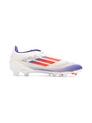 Chaussures de Foot Blanc/Bleu Junior Adidas F50 League FG/MG 2
