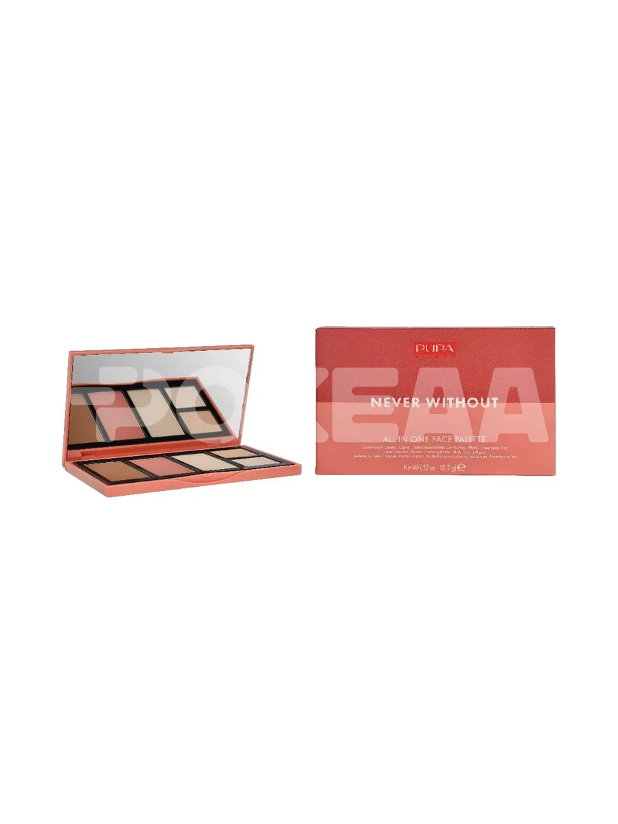 Pupa Never Without All In One Face Palette 15.2g - #001 Light 1