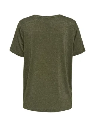 T-shirt Kaki Femme Only Harly 2