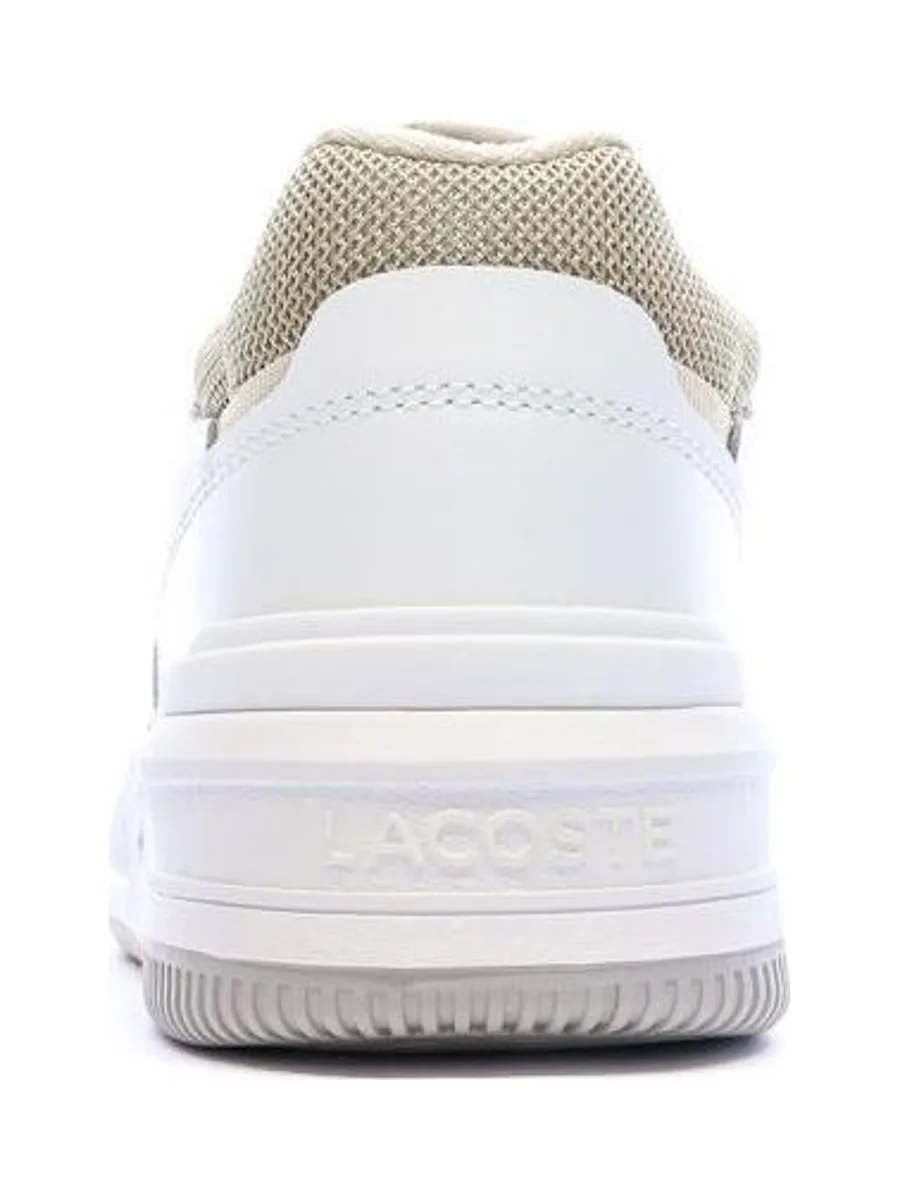 Baskets Blanc/Camel Femme Lacoste Lineshot 3