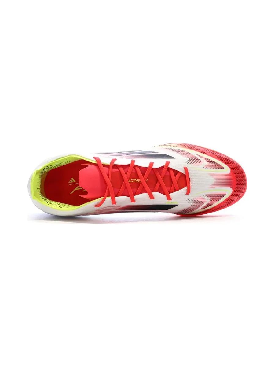 Chaussures de Foot Blanc/Rouge Adidas F50 Pro TF 4