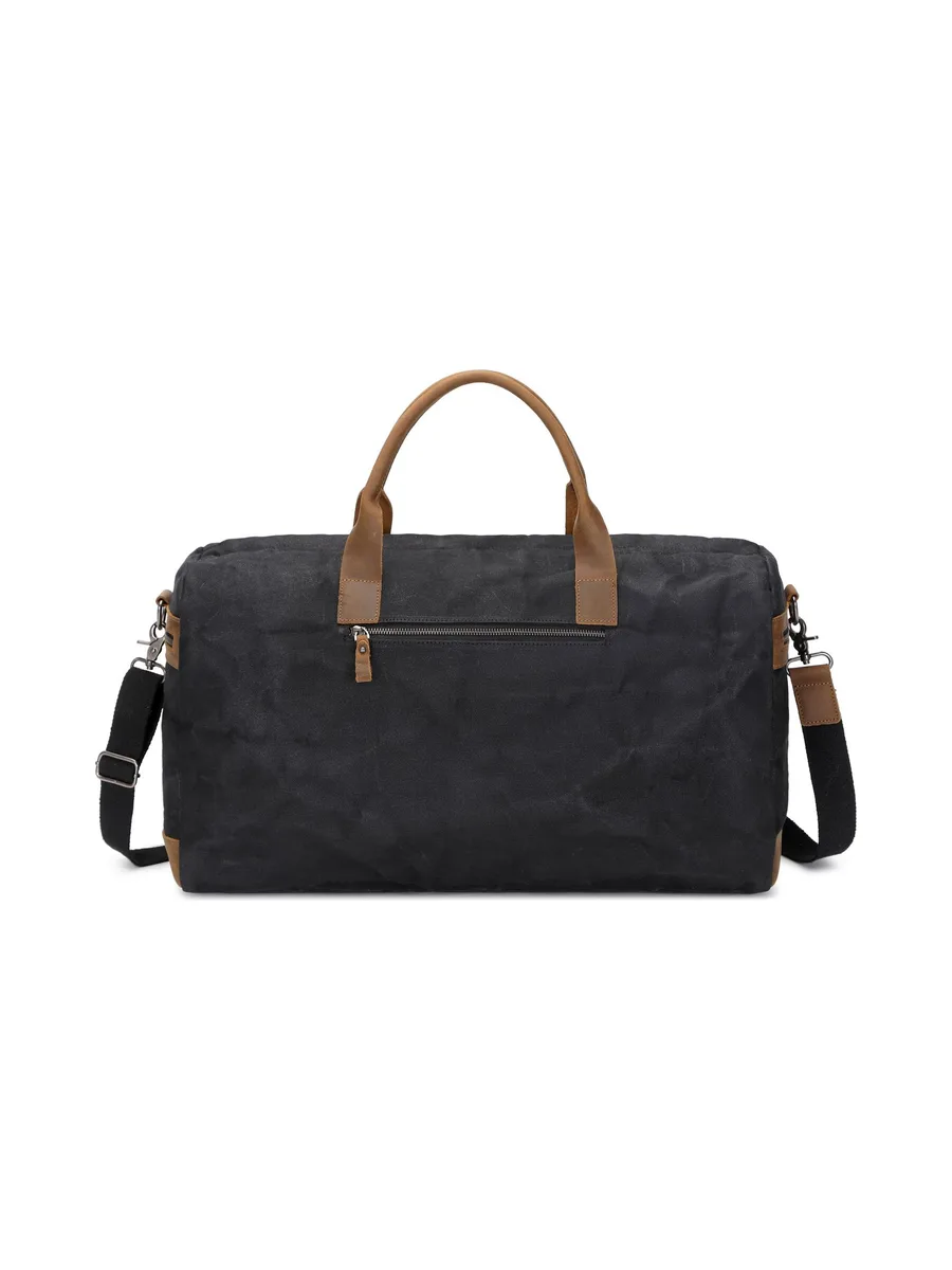 VLAD - Sac de voyage en cuir véritable et toile enduite - Bleu 61