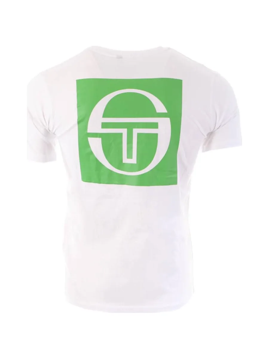 T-shirt Blanc Homme Sergio Tacchini Squared 3