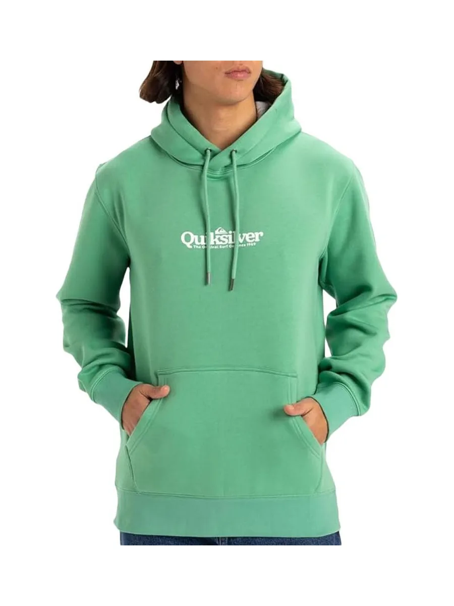 Sweat à Capuche Vert Homme Quiksilver Fineline 1