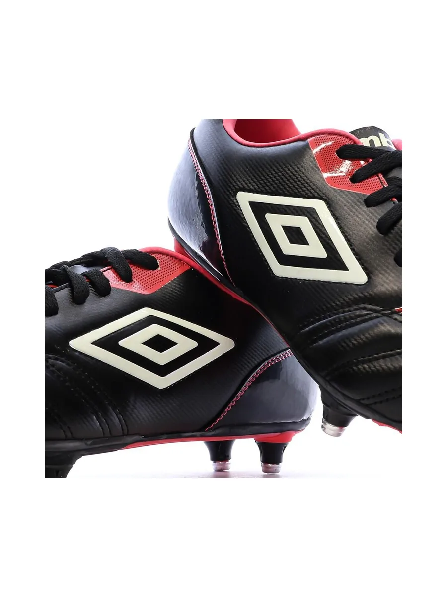 Chaussures de football Noires Homme Umbro Decc 8