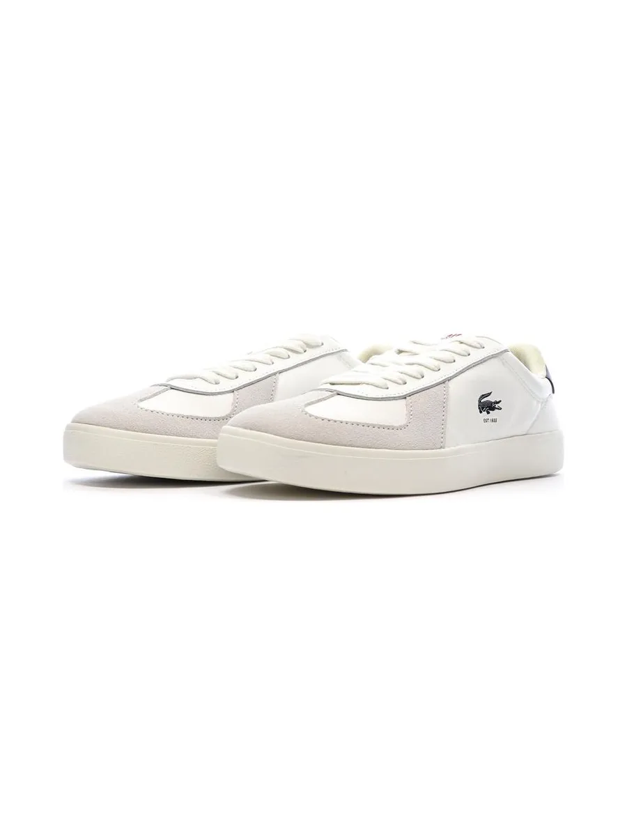 Baskets Blanches/Marine Homme Lacoste Baseshot Pro 225 7