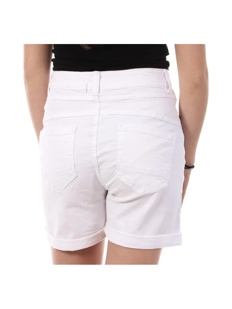 Short Blanc Femme Monday Premium Long Please 2
