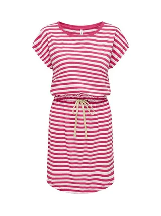 Robe à Rayure Rouge/Rose Femme ONLY 15320314 1