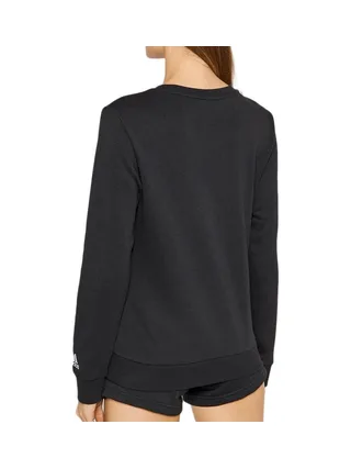 Sweat Noir Femme Adidas Lin 2