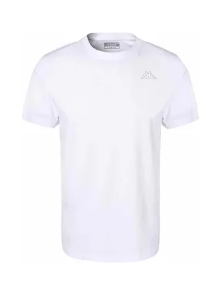 T-shirt Blanc Homme Kappa Cafers 1