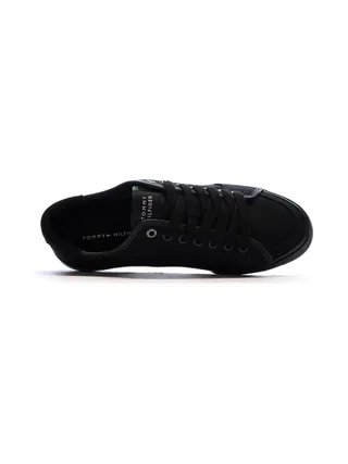 Baskets Noires Homme Tommy Hilfiger Core Corporate Vulcs 4