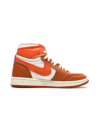 Air Jordan 1 High MM Baskets Oranges Femme Nike 2