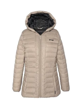Doudoune Longue Beige Femme Schott BAKER2WRS 1