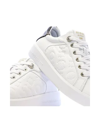 Baskets Blanc/Noir Femme Guess FLJRONFAL12 7