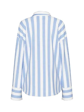 Chemise Rayures Bleu/Blanc Femme Pieces Liva 2