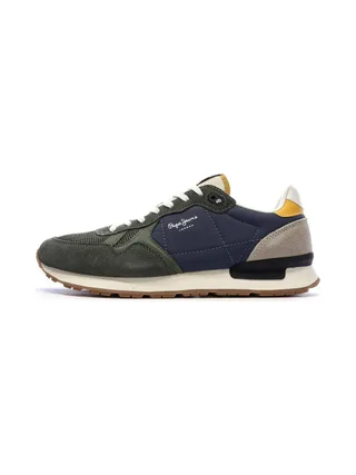 Baskets Vertes Homme Pepe jeans Brit Prints 1