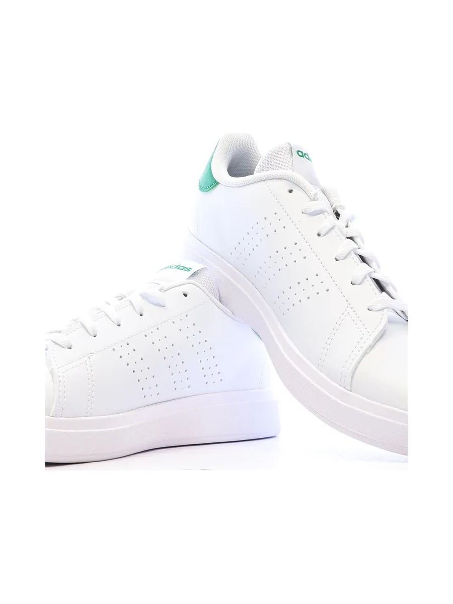 Baskets Blanches Mixte Adidas Advantage Base 2.0 J 7