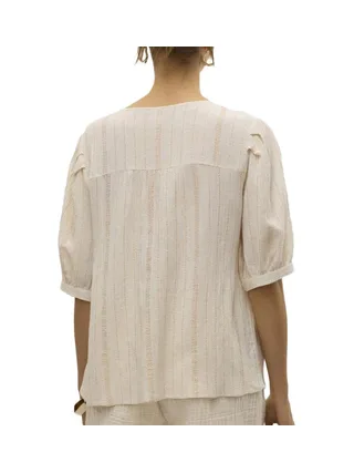 Blouse Beige Femme Vero Moda Dahlia 2