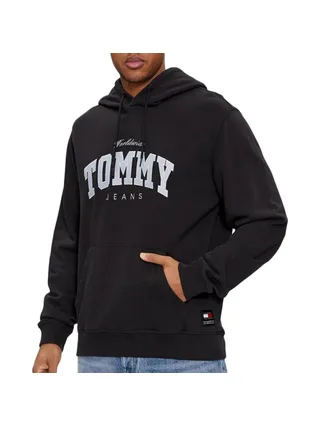Sweat Noir Homme Tommy Hilfiger Varsity 1