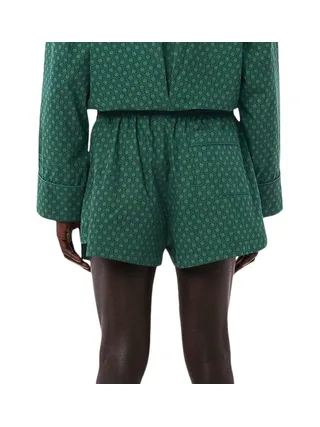 Short Vert Homme Lacoste Runway Print Popelin 2