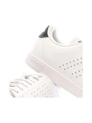 Baskets Blanches/Noir Homme Adidas Advantage 2.0 7
