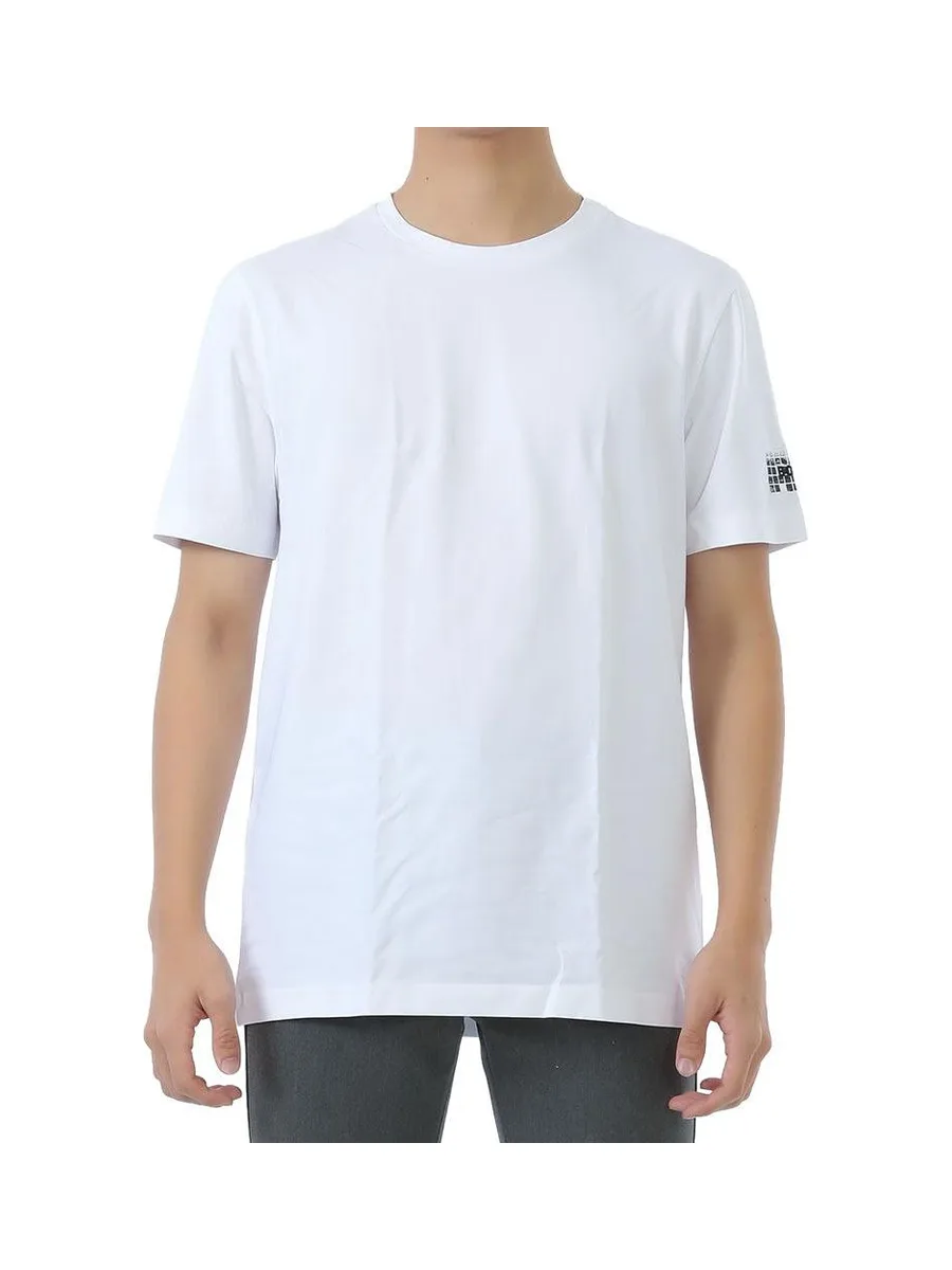 Lot de 2 t-shirts Noir/Blanc Homme Hugo Boss Imprimé 4
