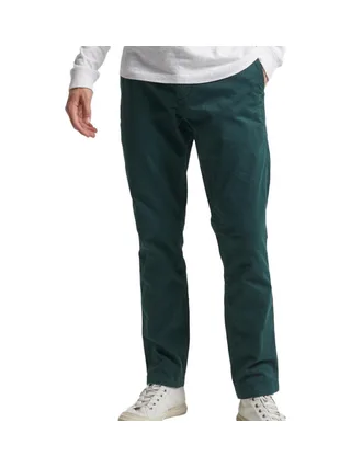 Pantalon Chino Vert Forêt Homme Superdry Officers 1