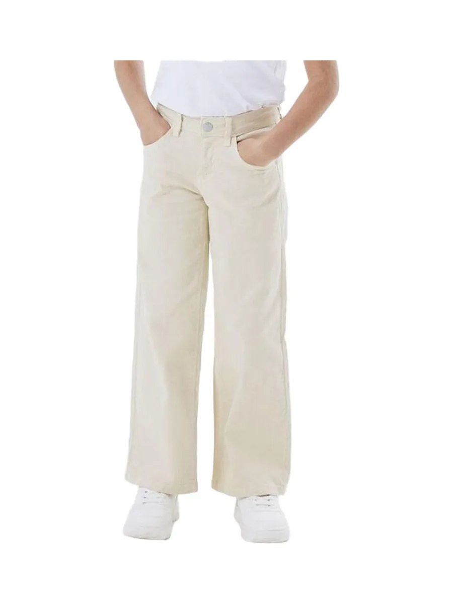 Jean Regular Beige Fille Name it Wide 1115 2