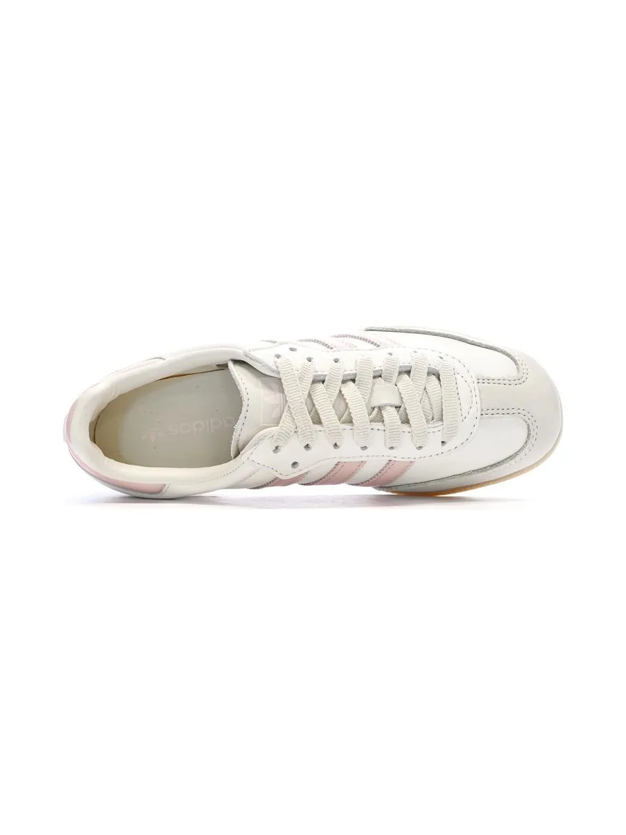 Samba Baskets Beige/Rose Femme Adidas 5