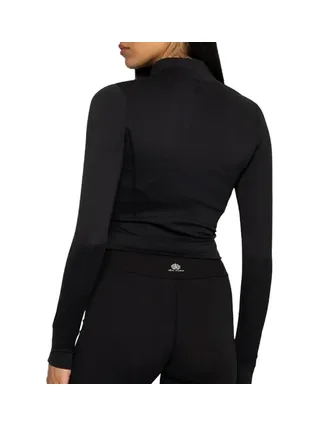 Veste de yoga Noire Femme Soul Studio Basic 2