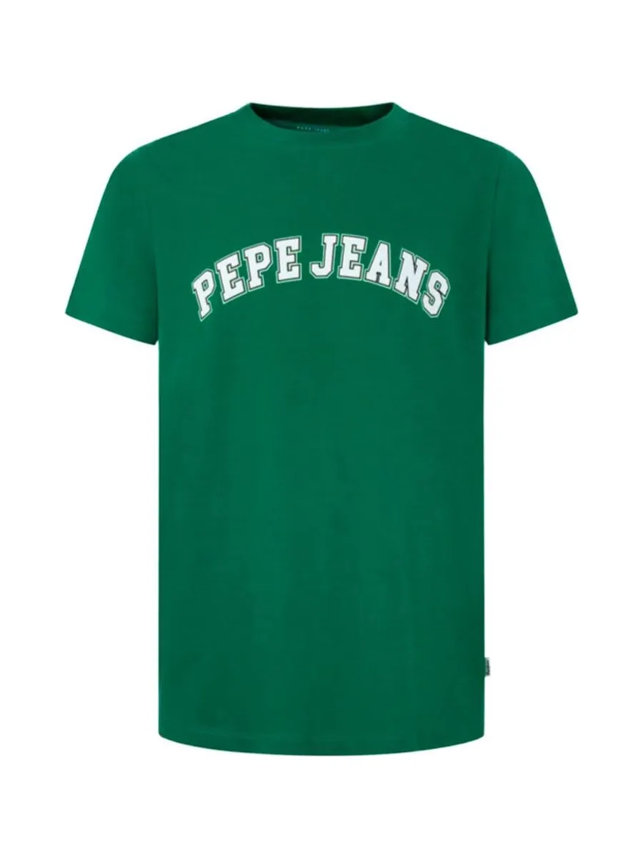 T-shirt Vert Homme Pepe jeans Clement 2