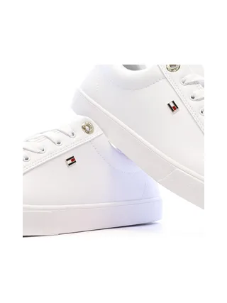 Baskets Blanches/Argent Femme Tommy Hilfiger Sneaker 7
