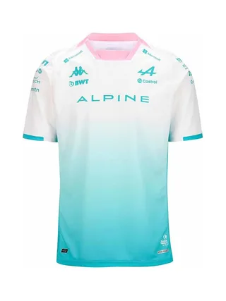 Maillot Blanc/Rose Homme Kappa Kombat 1