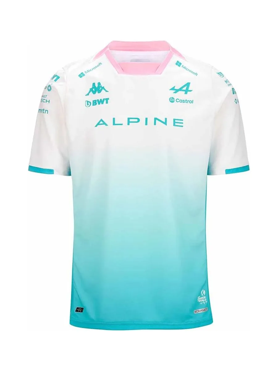 Maillot Blanc/Rose Homme Kappa Kombat 2