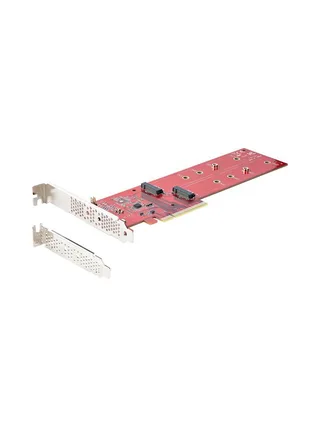 StarTech.com DUAL-M2-PCIE-CARD-B interface cards/adapter 10