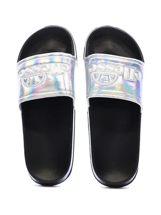 Claquettes Argentées Femme Ellesse Demi 3