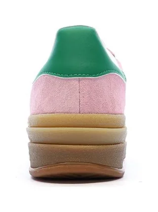 Baskets Roses/Vertes Femme Adidas Gazelle 3