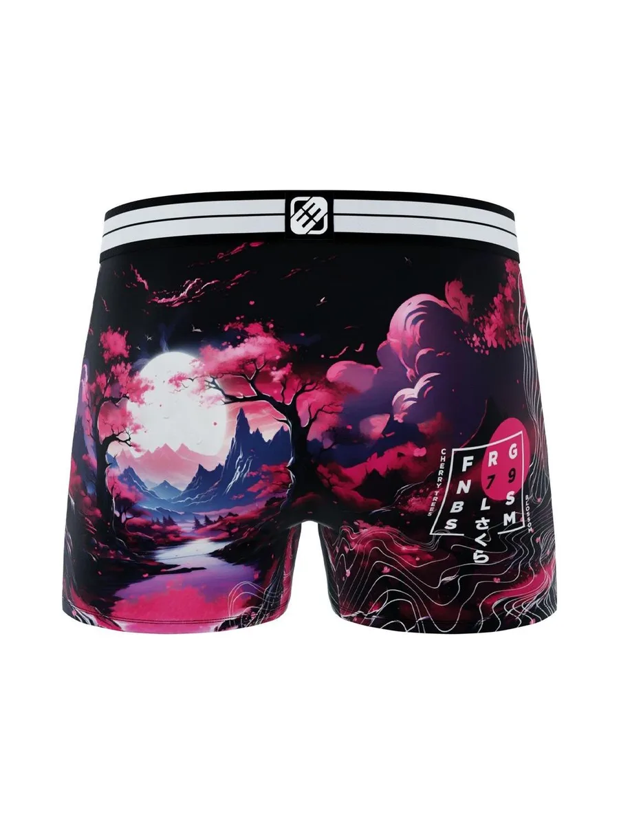 Boxer Noir/Rose Garçon Freegun Cerisier 3