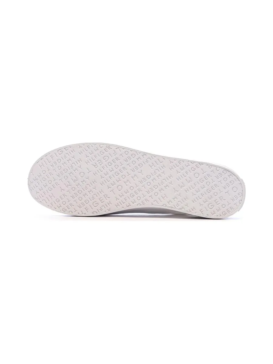 Baskets Blanches Femme Tommy Hilfiger Essential Stripes Sn 5