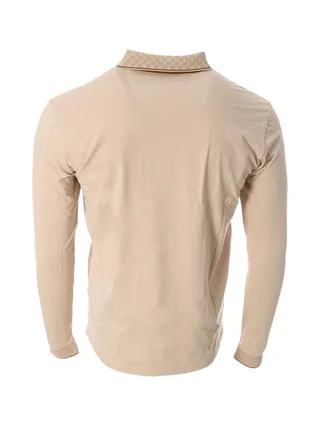 T-shirt Manches Longues Beige/Camel Homme RMS26 91233 2