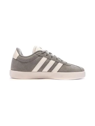 Baskets Grise Femme Adidas Vl Court 3.0 K 2