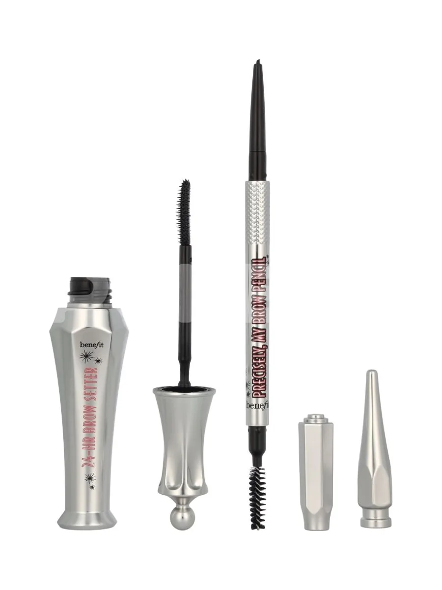 Benefit Duo Set: Precisely My Brow Pencil & 24H Brow Setter 7.1ml - #4 Warm Deep Brown - 0,08 gr & 7 ml 2